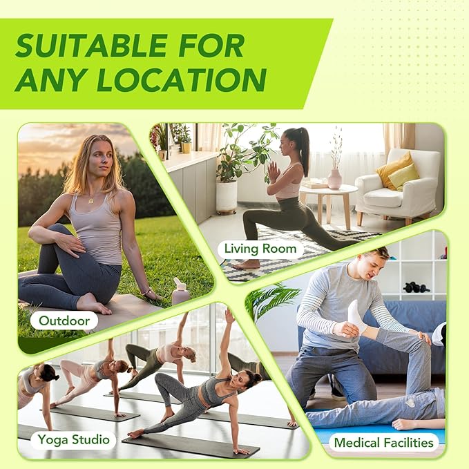 Rectangular Yoga Bolster - Meditation Pillow with Washable Suede Cover, 27"X10" X5.5"