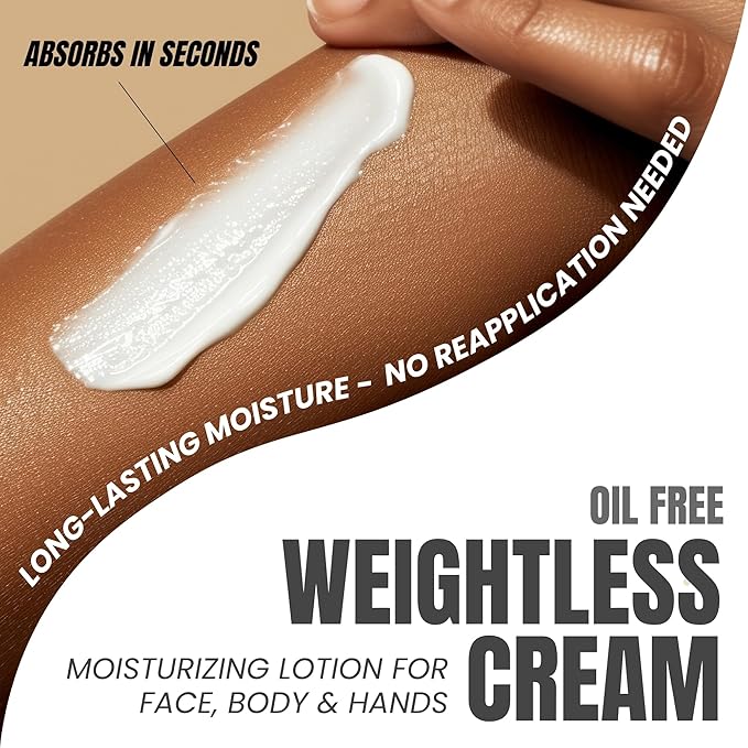 Alozera Vitamin C Body Lotion with Ceramides & Stem Cells, Anti-Aging Moisturizer Cream for Noticeably Youthful, Even Skin Tone, Lightweight, Fragrance-Free, 16.9 oz 2-Pack