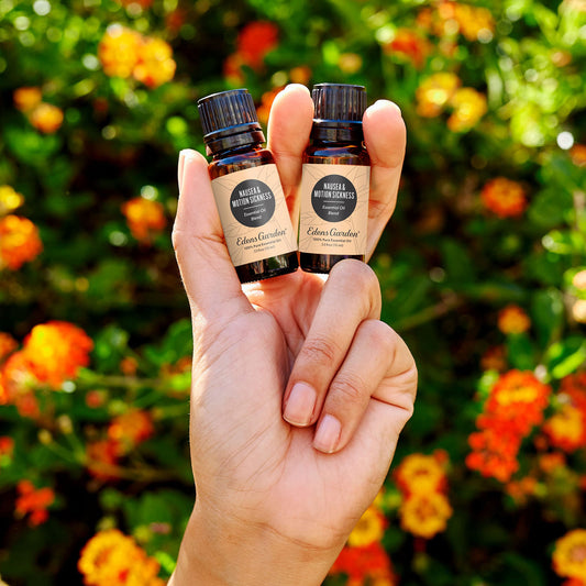 Edens Garden Nausea & Motion Sickness Essential Oil Blend- 100% Pure Premium Grade, Undiluted, Natural, Therapeutic, Aromatherapy, The Best for Diffusing, Skin, Humidifiers, Face 10 ml (.33 fl oz)