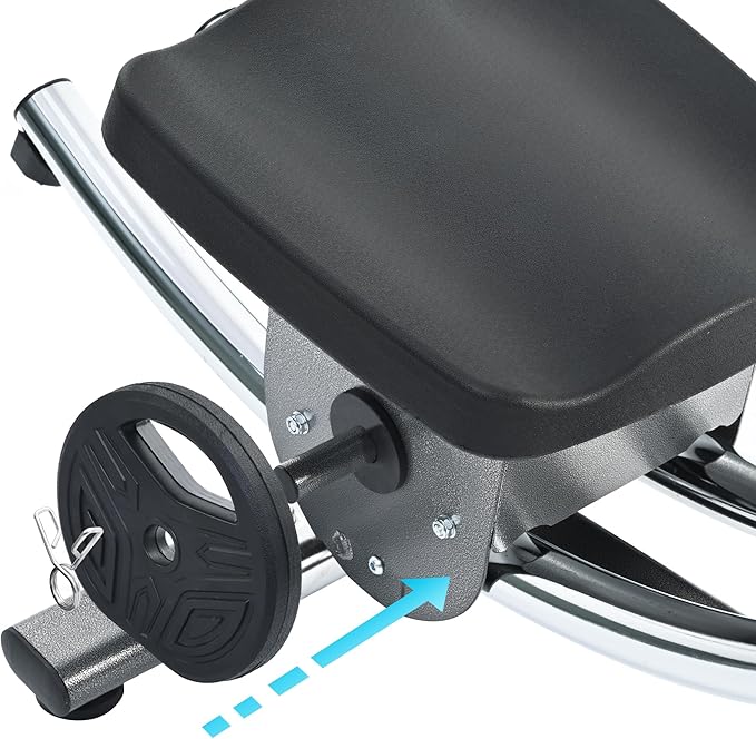 2025 Abdominal Exercise Machine for Commercial Use, Side Shaper Ab Machine Exercise Equipment, Foldable Abdominal Crunch Coaster for Home Use (Large,Black)