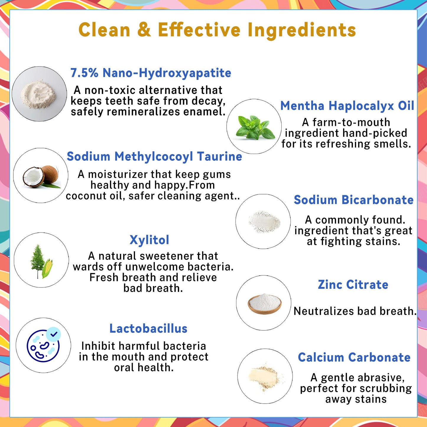 Anymoment Toothpaste Tablets with 7.5% Nano Hydroxyapatite,Flouride Free,SLS Free Remineralize with NHA (1 Month),Gift a Collapsible Cup,Eco & Plastic Free Travel Size Toothpaste