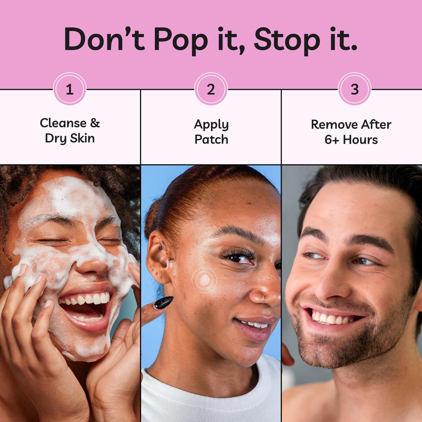 Clear Molecules Spot Stoppers Pimple Patches - Invisible Spot Patches for Acne Treatment, Hydrocolloid Patches for Spot Treatment, Vegan & Cruelty Free Korean Skincare (30 Count (Pack of 1))