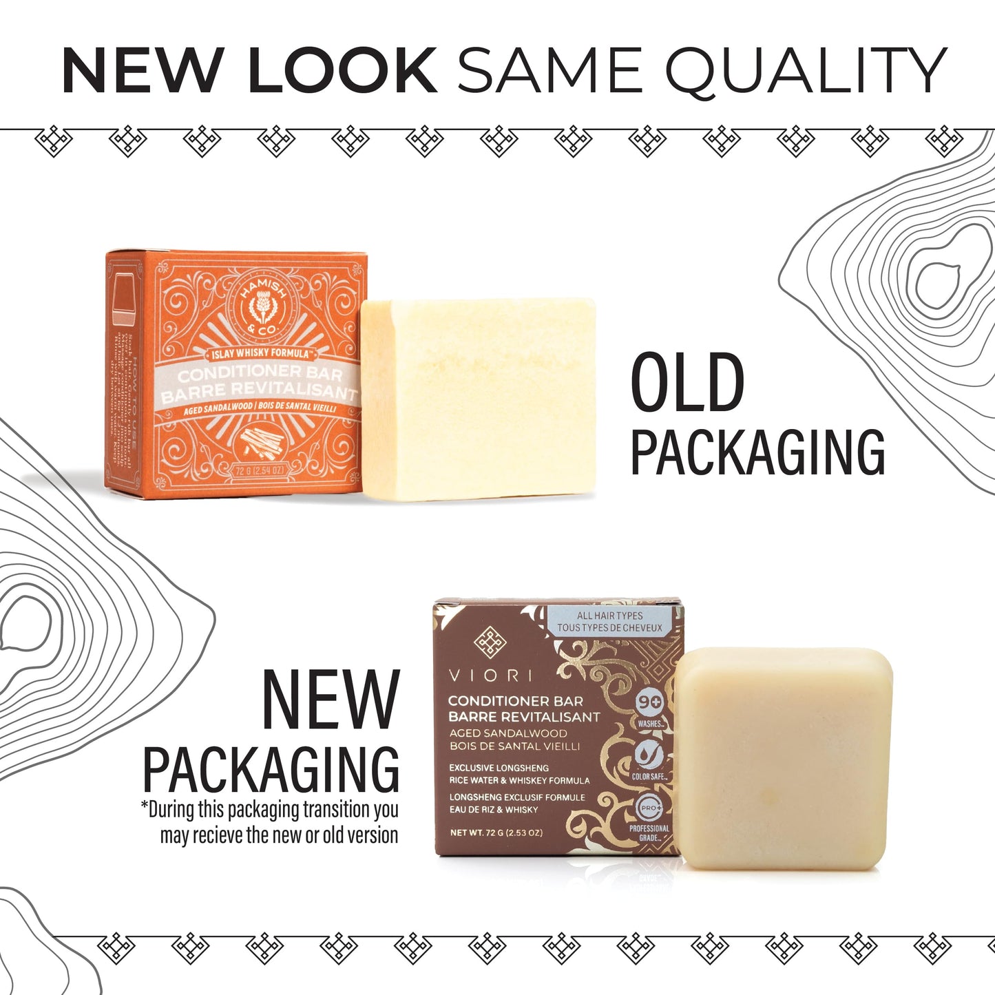 Hamish & Co. Conditioner Bar - Aged Sandalwood - Conditioner for Men - Handcrafted with Scottish Islay and Whiskey Infused - Made from Natural Ingredients - Sulfate, Paraben, Cruelty, and Plastic-Free