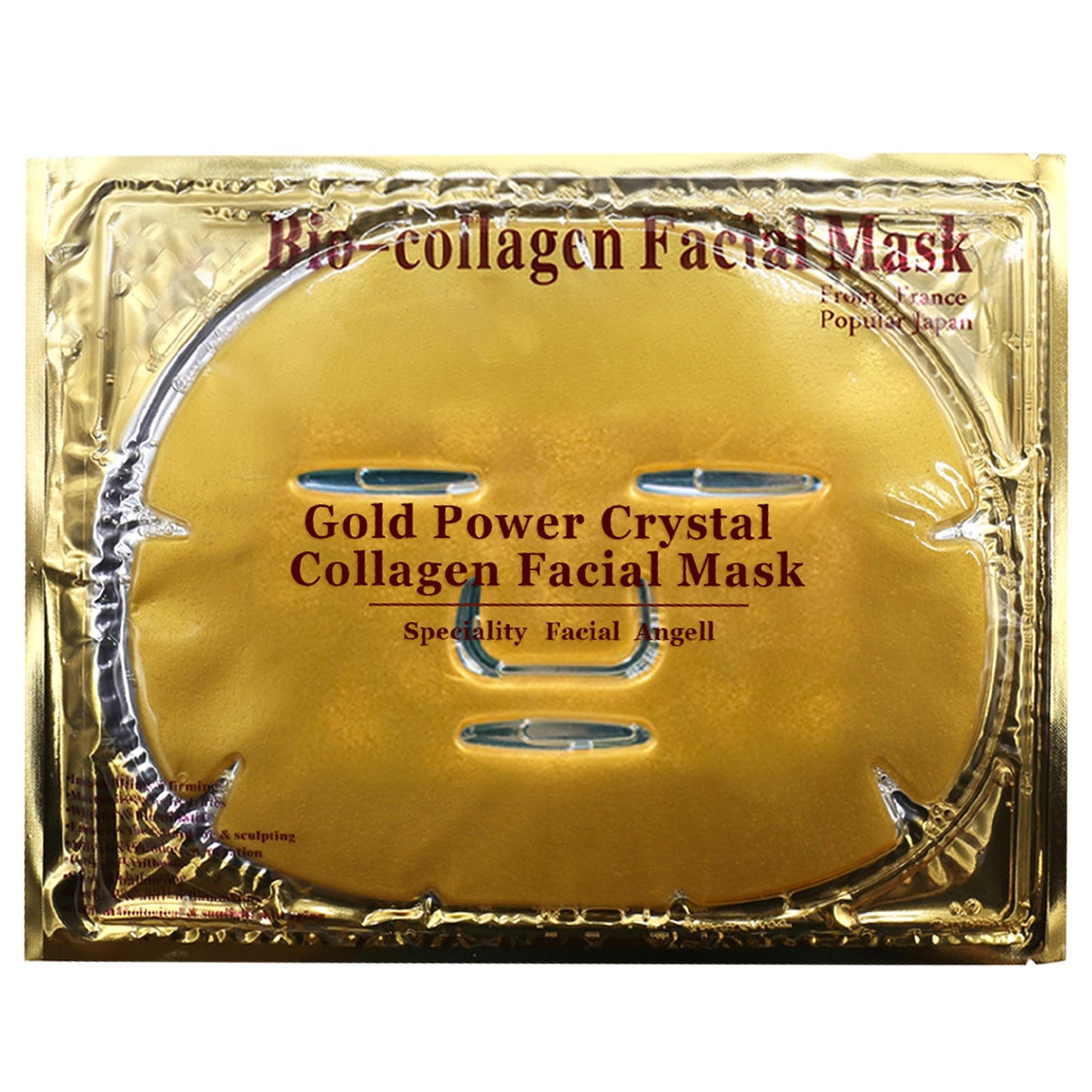 Jakuva 24k Gold Gel Facial Mask,SkinCare Facial Patch Collagen Face Mask for Moisturizing, Puffiness, Anti Wrinkle and Hydrateing Your Beautiful Face, 15PCS