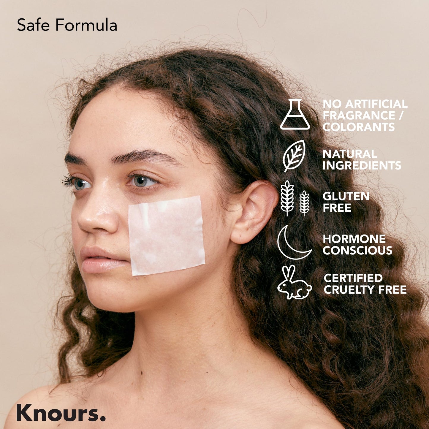 Knours Plump Pad | Natural Plant | Smooth Lines, Firming, Elasticity | Collagen Support | 2-in-1 Toner Pad + Face Mask | Holy Basil | Power Elasticity-Boosting | All Skin | 110 Count | 150ml/5.07oz