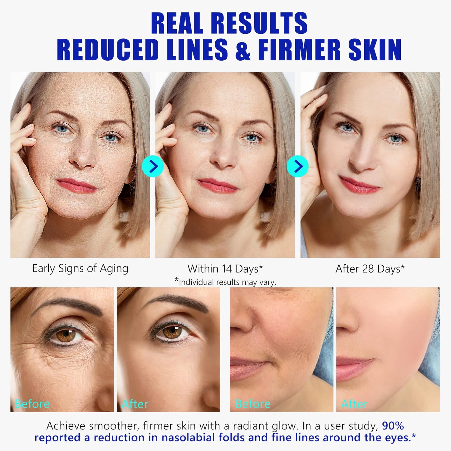 Stem Cell Serum for Face, Stem Cell Anti-Aging Serum, Firm, Hydrate, Anti-Wrinkle, and Renew Your Skin for a Youthful Glow, 1.2FL OZ