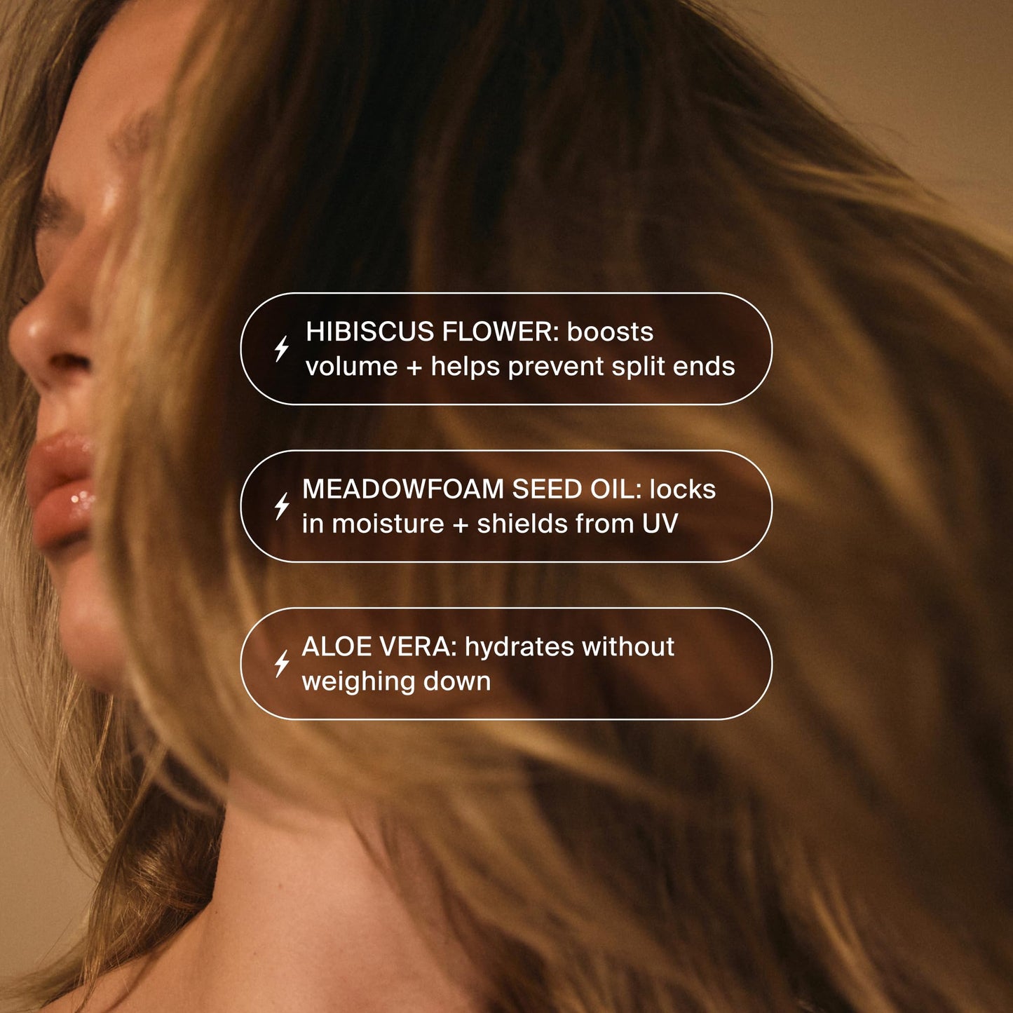 MANE IVY - Hair Elixir Serum - Smooth Frizz-Free Hair Instantly - 80ml Heat Protectant - Daily Styling & Overnight Treatment - Lightweight Formula with Hibiscus & Meadowfoam Extracts