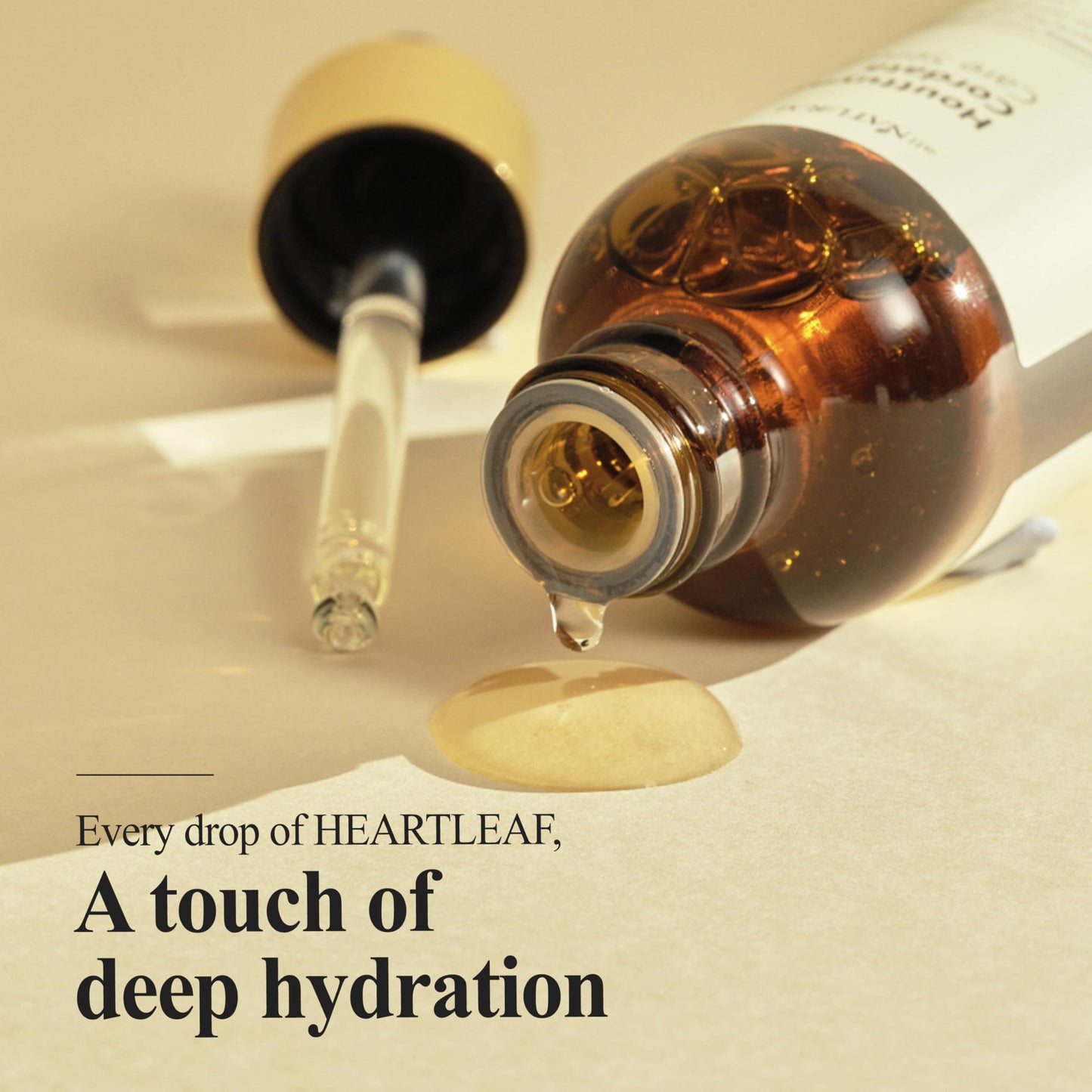 All Natural Houttuynia Cordata Care Serum – Soothing and Hydrating Facial Heartleaf Serum for Sensitive and Troubled Skin, Lightweight and Non-Comedogenic (1.69 fl oz)