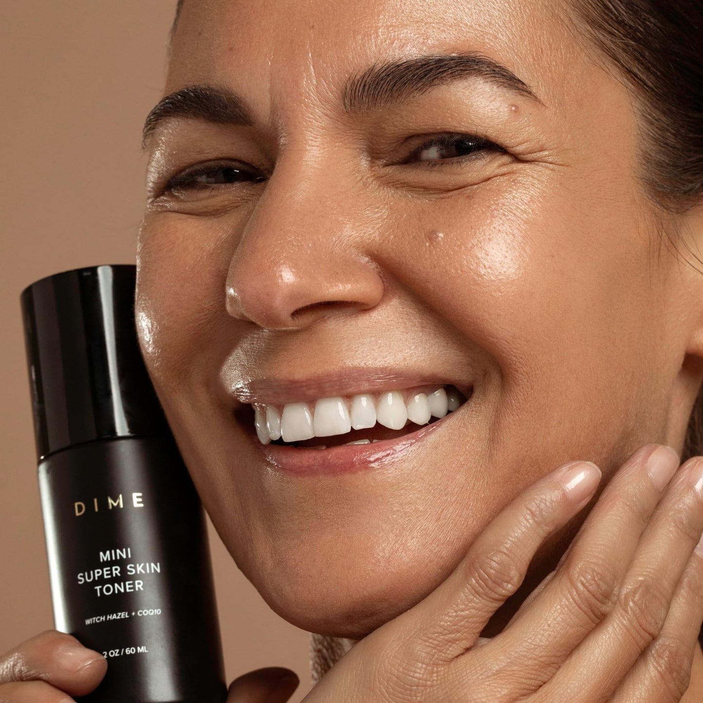 DIME Beauty Mini Super Skin Toner, Alcohol-Free Witch Hazel Toner, Travel-Size with Cucumber Extract, 2 oz / 60 ml