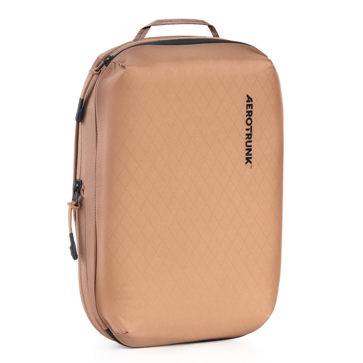 Aerotrunk Ultralight Compression Packing Cubes - Lightweight Travel Organizers for Suitcases and Luggage (6-Pack, Mocha)