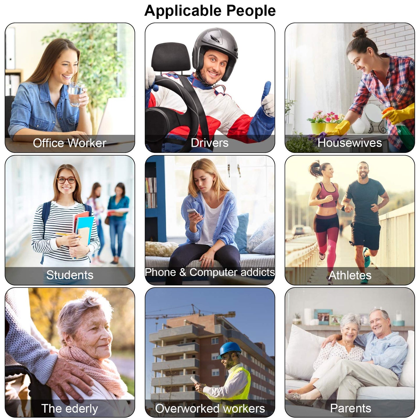 Belifu 4 Independent Channel TENS EMS Unit, 24 Modes,30 Level Intensity Muscle Stimulator Machine, Rechargeable Electric Pulse Massager with 10 Pads&5 Set Leads Wires, for Pain Relief Therapy(Black)