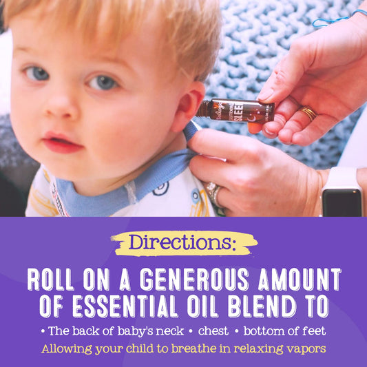 Oilogic Slumber & Sleep Roll-On Essential Oil for Babies & Toddlers - Gentle Aromatherapy Essential Oils, Mess-Free Comfort & Wellness Blends - Pediatrician-Tested Safe for Baby, .3 Fl Oz