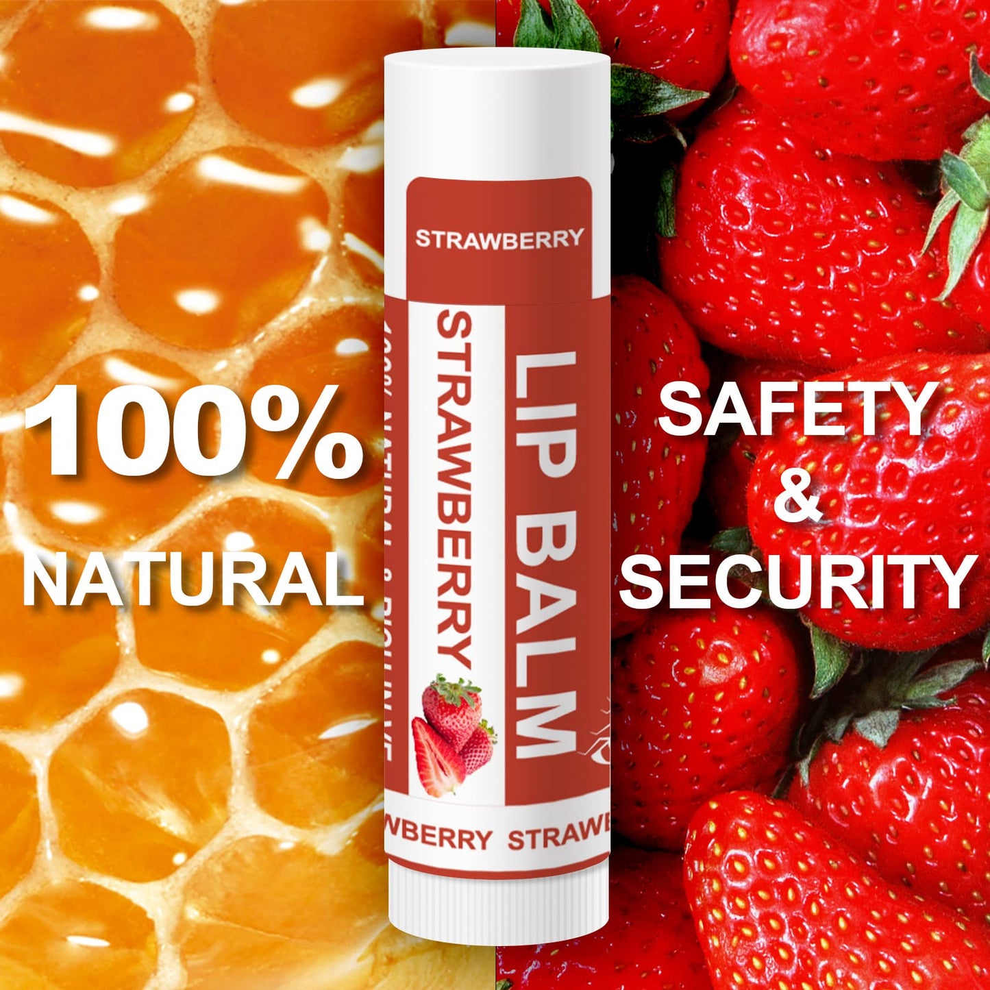 Yopela 14 Pack Natural Lip Balm in Bulk with Vitamin E and Coconut Oil - Moisturizing, Soothing, and Repairing Dry and Chapped Lips Valentine's Gift - 14 Flavors - Non-GMO - With Greeting Card