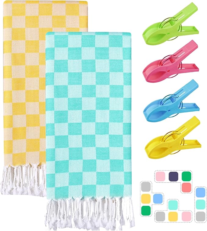 2 Packs Turkish Beach Towels Bath Pool Towel Swim Supplies Women Wife Her 1 2 3 5 6 7 8 10 14 20 25 40 50 Year Cotton Copper Ivory Bronze Leather Iron Paper First 5th 6th 10th 14th