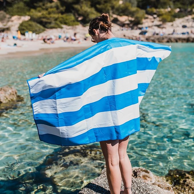 4Monster Microfiber Beach Towel Quick Dry,Super Absorbent Lightweight Travel Towel for Swimmers, Sand Free Camping Towel, Beach Towels for Pool,Swim,Water Sports,Yoga