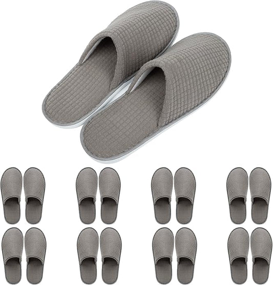 6-10 Pairs Spa Slippers, Non Slip Disposable Slippers For Guest, Washable Reusable, Which Can Be Used As Women Men, House, Indoor, Bathroom, Bedroom, Hotel, Bride Slippers