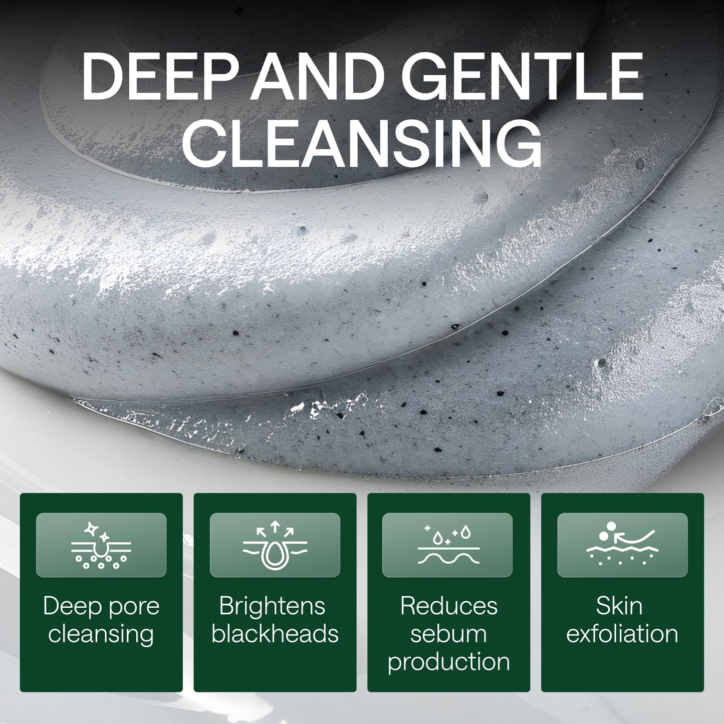 Korean Carbonated Bubble Clay Mask for Blackheads and Pores – Black Head Remover for Face – Korean Face Wash – Deep Cleansing, Exfoliating, Sebum and Oil Control – Pack of 4 Bubble Skin Care Masks