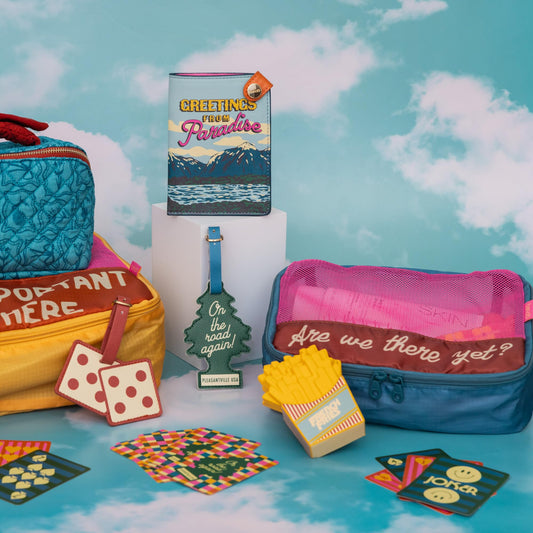 ban.do Getaway Polyester and Mesh Packing Cube Set, Includes 4 Soft Luggage Organizers in Various Sizes (Really Important Stuff)