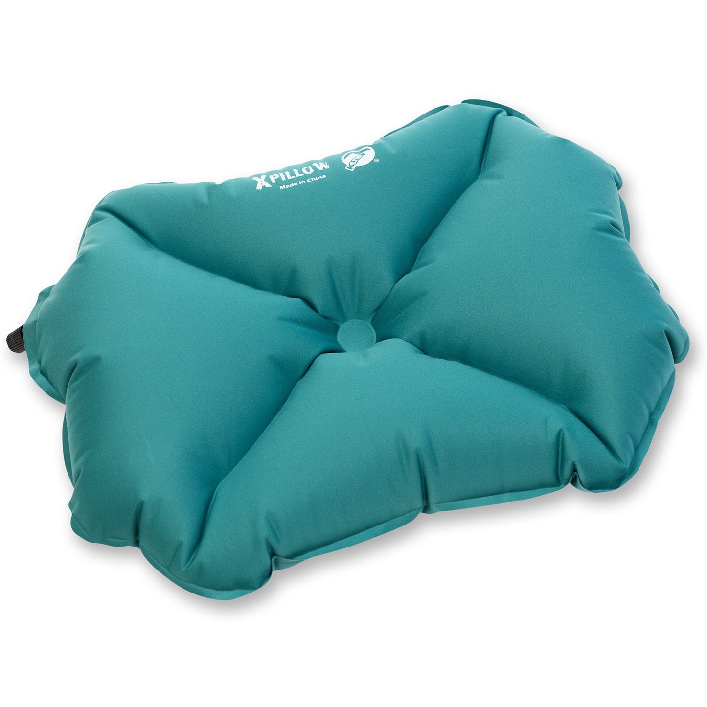 Klymit Pillow X Travel Pillow, Lightweight Inflatable Hybrid Airplane, Backpacking, Hammock, and Camping Pillow, Teal, Large