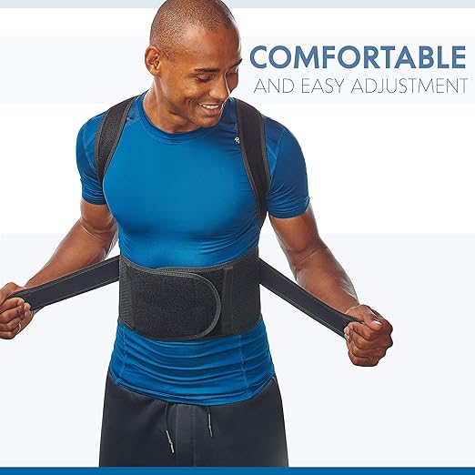 Back Brace Posture Corrector for Women and Men - Adjustable, Breathable and Comfortable Posture Support for Upper and Lower Back Pain Relief