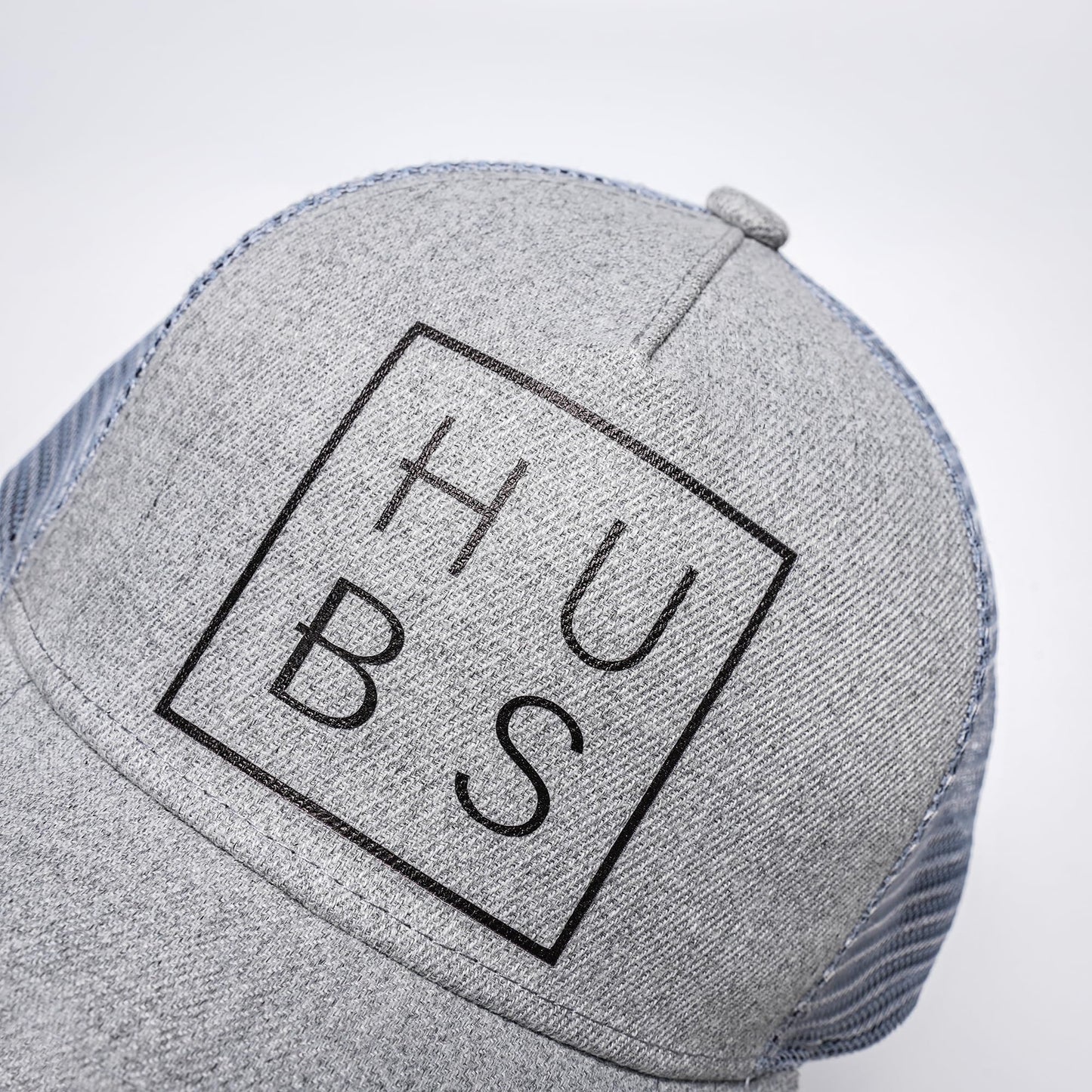 Heather Gray Hubs and Wife Trucker Hats Set of 2 Mr and Mrs Gifts Wedding Gifts for Couples Honeymoon Essentials/Outfits Bride and Groom Gifts His and Hers Hats Engagement The Marriage Gifts