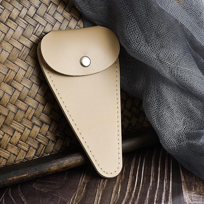 5 inches Embroidery Scissors Sheath, Small Sharp Pointed Vintage Scissors Protective Case for Storing Regular Shears – 2 Pack