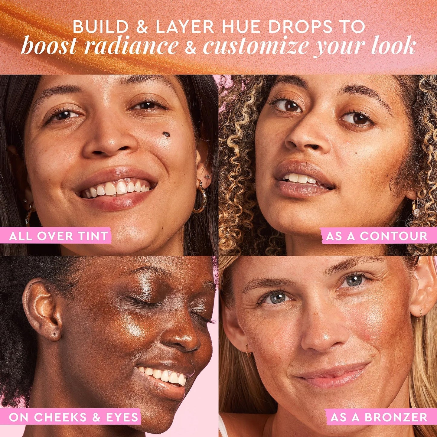 Glow Recipe Illuminating and Bronzing Hue Drops - Makeup Skincare Hybrid Duo - Sun Glow Mini (15 ml) + Full Size Rosy Glow (40 ml) - Tinted Face Serums for Hydrated All‑Over Dewy Glow