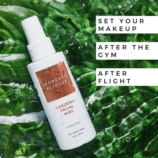 Georgette Klinger Gardenia Facial Mist - Collagen-Infused Face Spray, Long-Lasting Makeup, Hydration for Dewy and Smooth Skin, Anti Aging for All Skin Types- 4.2 oz