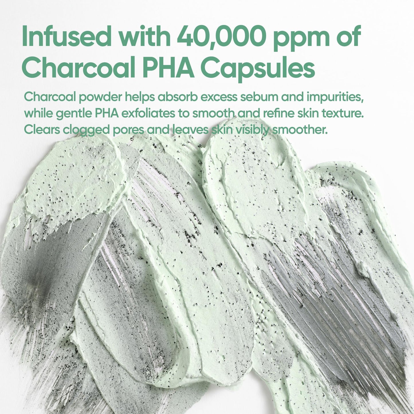 BANILA CO Clean It Zero Charcoal Capsule Pore Polish Mask | Gentle Exfoliating Facial Polish with Charcoal PHA Capsules & Green Clay | Korean Skincare for Oily & Sensitive Skin (100g / 3.53 oz)