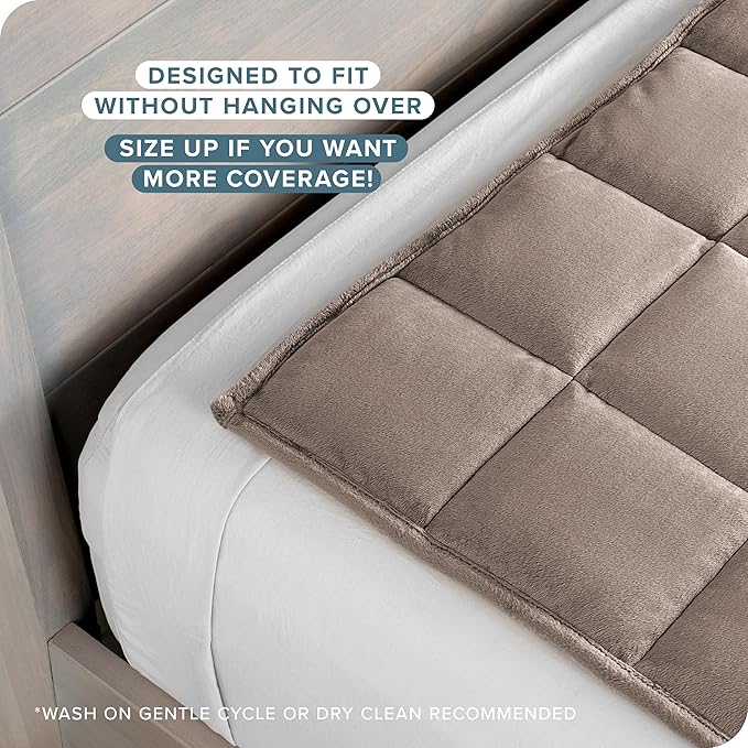Bare Home Weighted Blanket King Size 25lb (80" x 87") for Adults - Minky Fleece - Premium Heavy Blanket Nontoxic Glass Beads (Taupe, 80"x87")