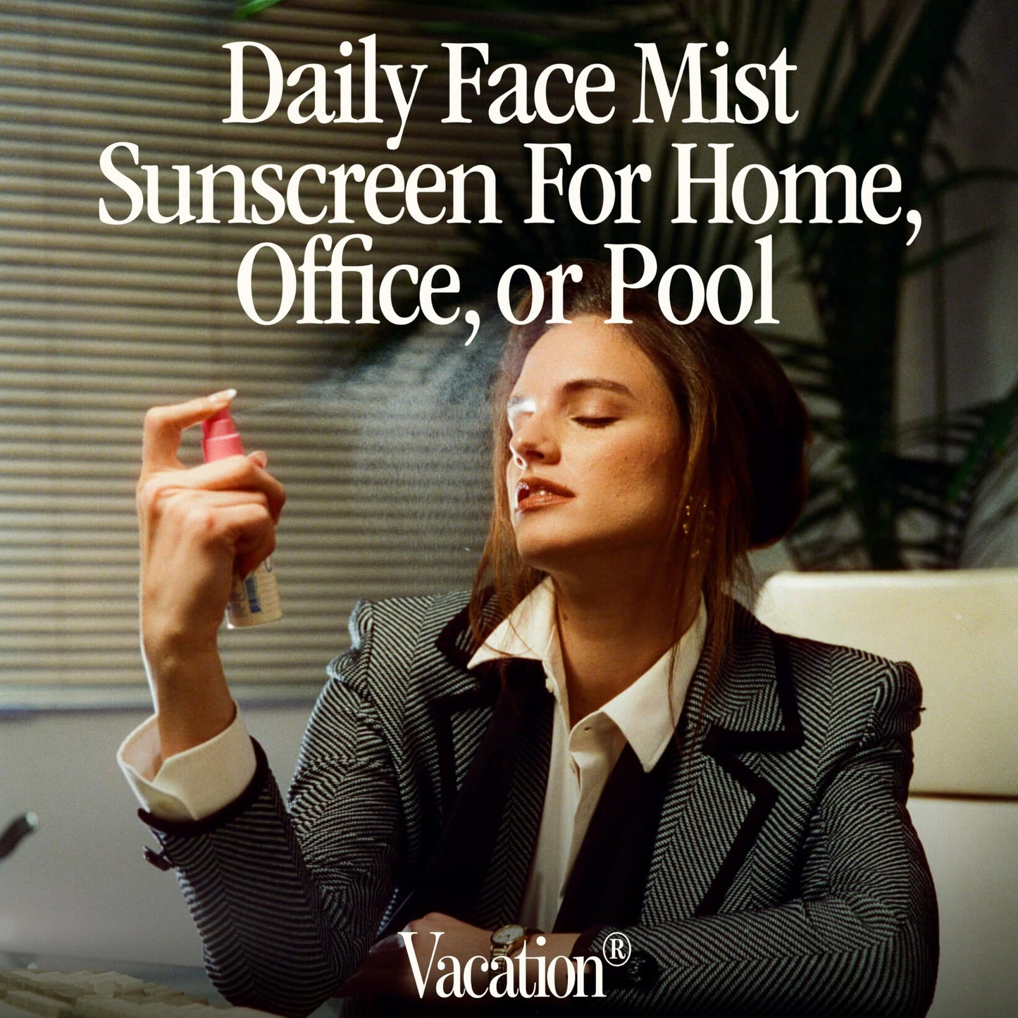 Vacation Mini Super Spritz SPF 50, Water-Resistant, Daily Face Sunscreen Spray, Mini Setting Spray, Non-Comedogenic, Vegan, Travel Size, 1 Fl. Oz. (Value Pack of 6)