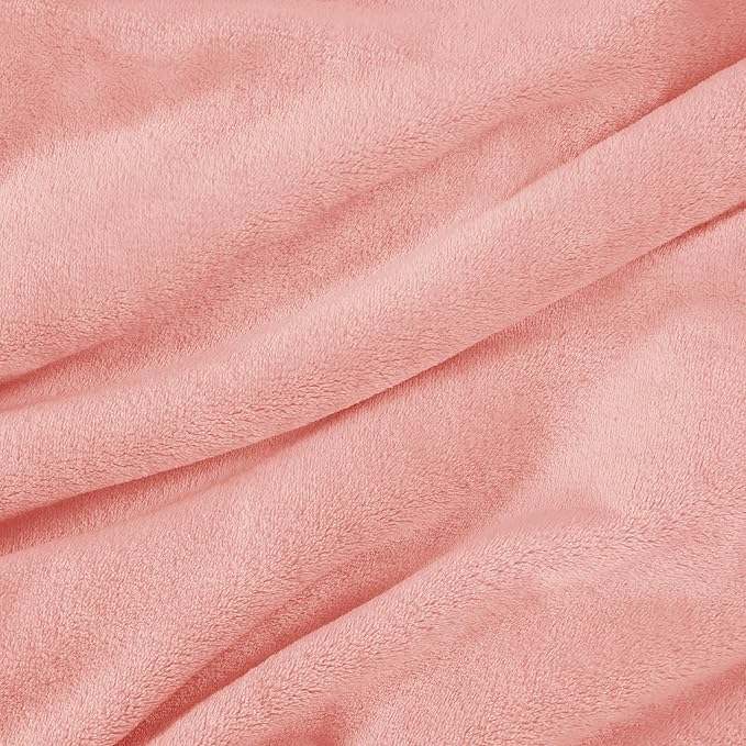 Bedsure GentleSoft Fleece King Size Blankets for Bed Pink - Soft Lightweight Plush Cozy Fuzzy Luxury Microfiber, 108x90 inches
