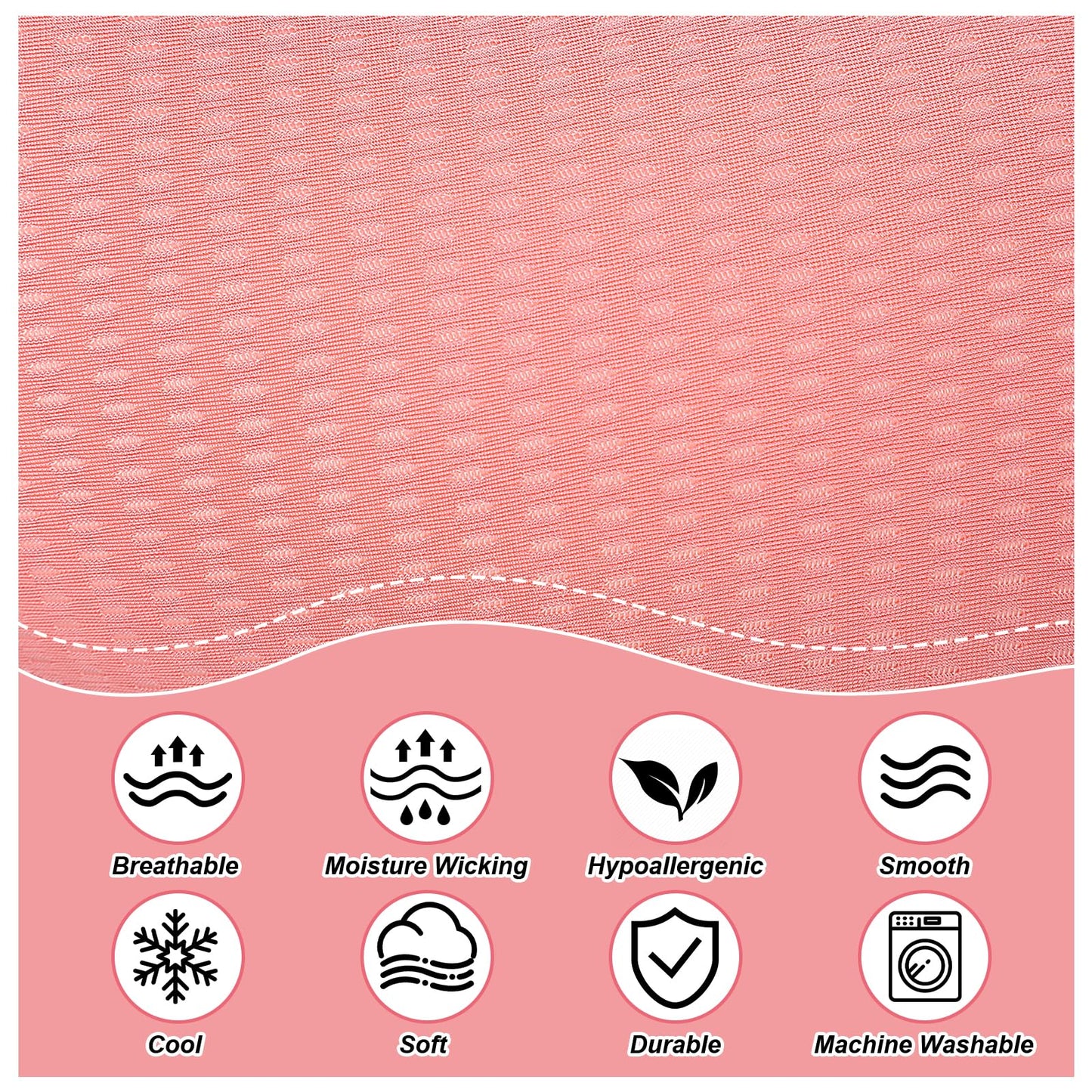 Travel Pillow Cover Neck Pillow Covers With Zipper Travel Pillow Case Replacement Cover Travel U Neck Pillow Case Cover Soft Smooth Neck Pillow Cover Stripe Travel Comfort Travel Accessories(pink)