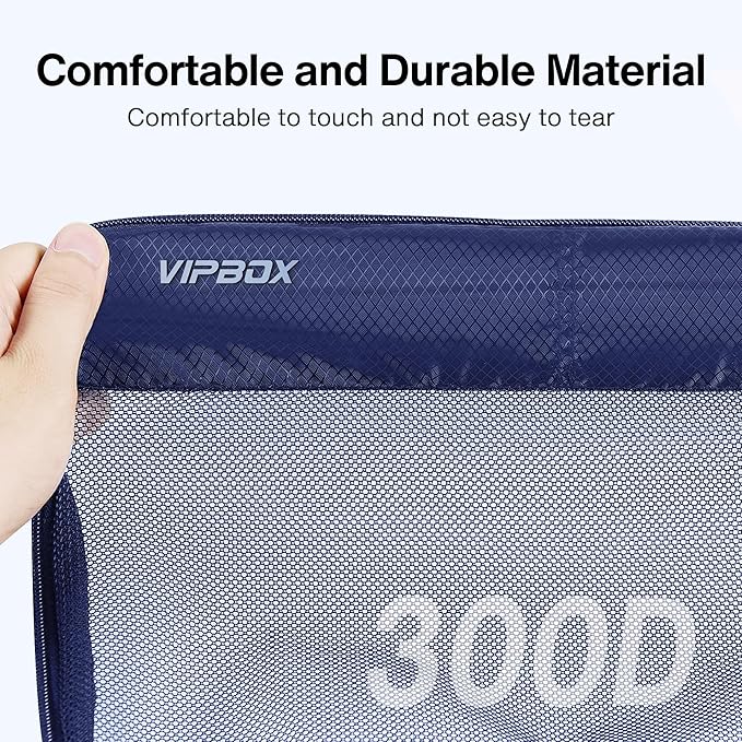 5 Set Packing Cubes Travel for Luggage Durable Suitcases Organizer Bags Lightweight Airplane Travel Vacation Essentials Accessories for Carry on (BLue)