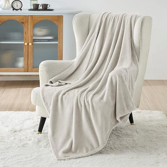 Bedsure GentleSoft Twin XL Fleece Blanket Dorm Bedding - Lightweight Soft Cozy Blankets for Bed, Sofa, Couch, Travel, Camping, Linen, 66"x90"