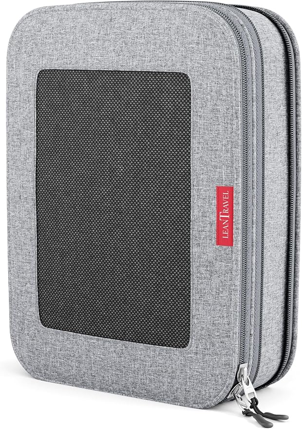 Compression Packing Cubes for Travel Organizers with Double Zipper, LeanTravel