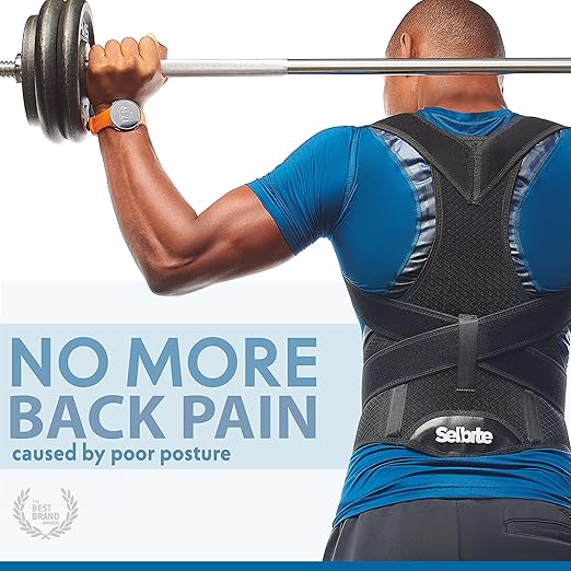 Back Brace Posture Corrector for Men and Women - Adjustable Posture Brace for Upper and Lower Back Pain Relief - Muscle Memory Support Straightener (X-Large)