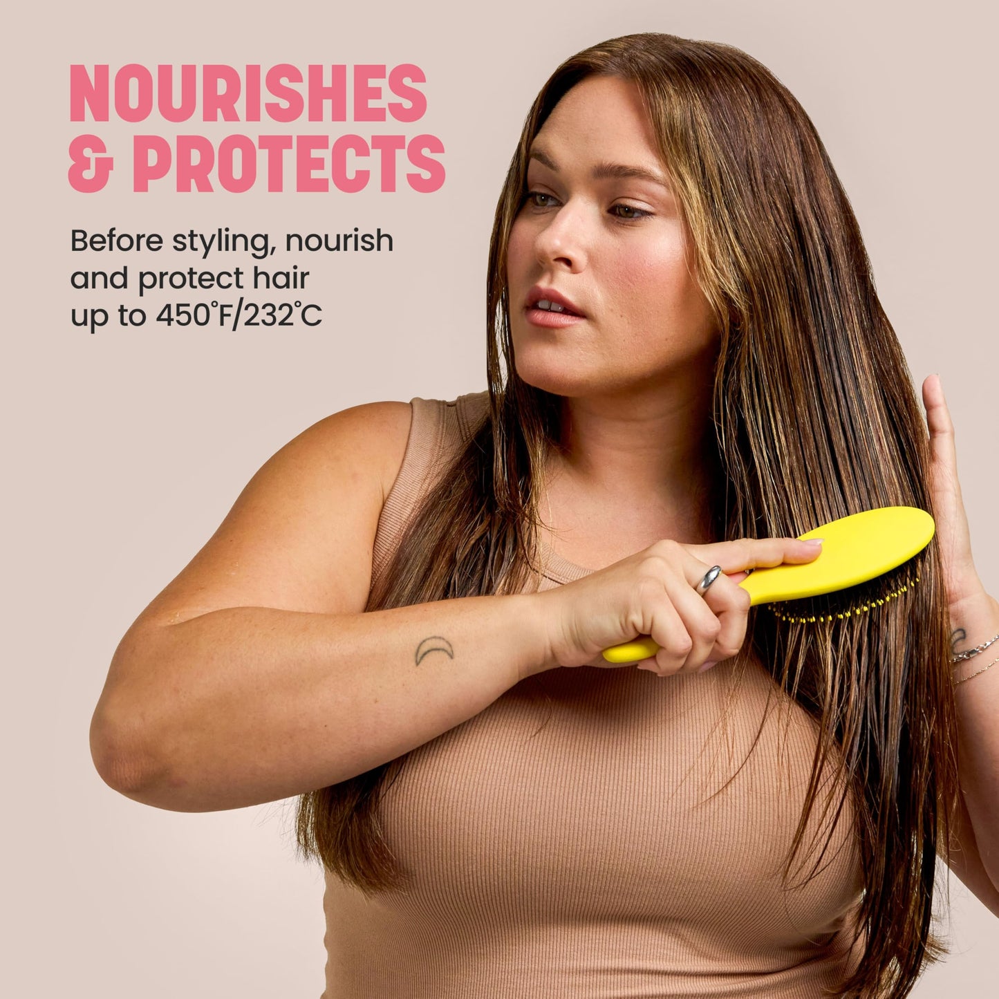 Drybar Prep Rally Prime & Prep Detangler Noir Scent - Full Size | Nourishes Hair, Detangles with Ease, Leaves Hair Soft & Manageable, Protects Hair, Cruelty Free