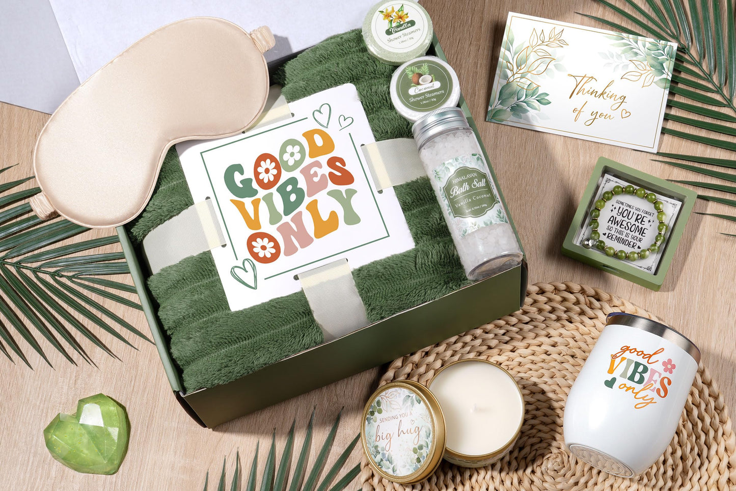 Birthday Gifts for Women Self Care Gifts, Relaxing Spa Gifts Baskets Get Well Soon Gifts Care Package for Women with Blanket, Unique Gifts Idea for Mom Mother Her Wife Girlfriend Best Friend Sister