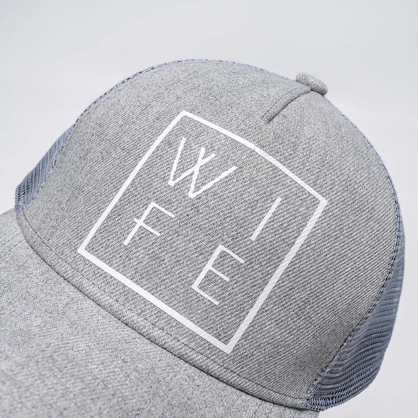 Heather Gray Hubs and Wife Trucker Hats Set of 2 Mr and Mrs Gifts Wedding Gifts for Couples Honeymoon Essentials/Outfits Bride and Groom Gifts His and Hers Hats Engagement The Marriage Gifts