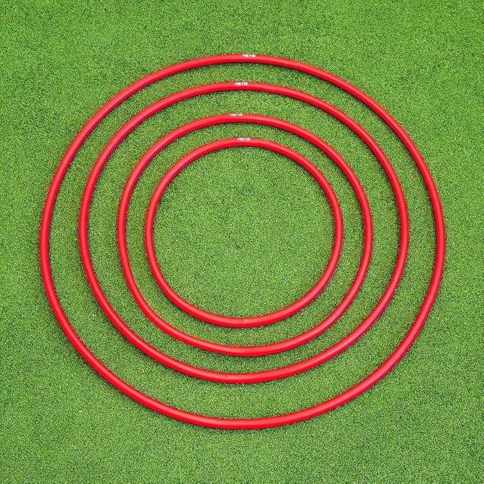 METIS Hula Hoops | Pack of 6 or 12 | Fitness, Exercise, Gymnastics, Kids, Adults, Dog Agility [Available in 4 Sizes]