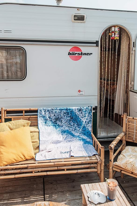 4Monster Microfiber Beach Towel Quick Dry,Super Absorbent Lightweight Travel Towel for Swimmers, Sand Free Camping Towel, Beach Towels for Pool,Swim,Water Sports,Yoga