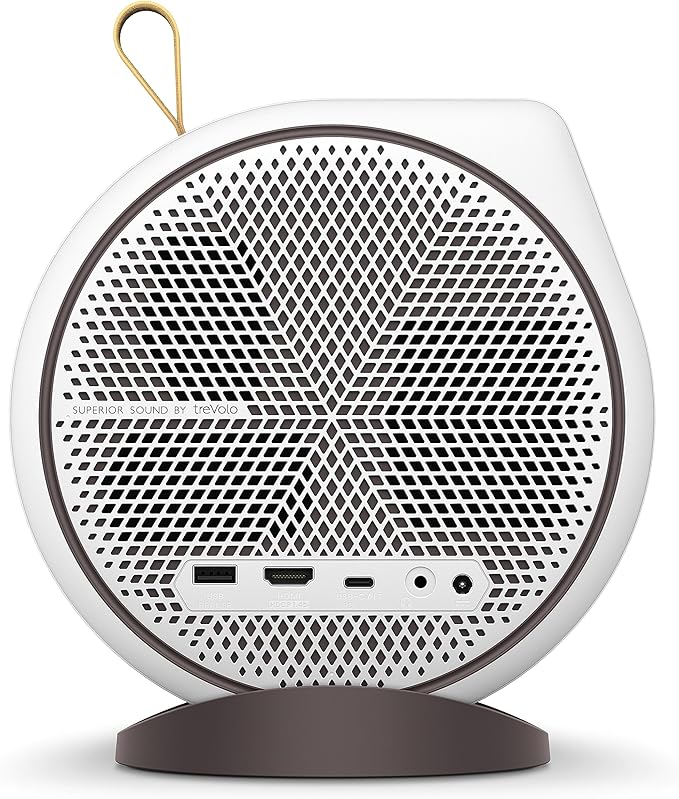 BenQ GV31 | 1080p LED Portable Ceiling Projector | Rotating Angle Projection | 16W 270˚ Bass Wireless Speaker | Android TV with Netflix | Chromecast & AirPlay | Autofocus & 1D Keystone | HDMI | USB-C