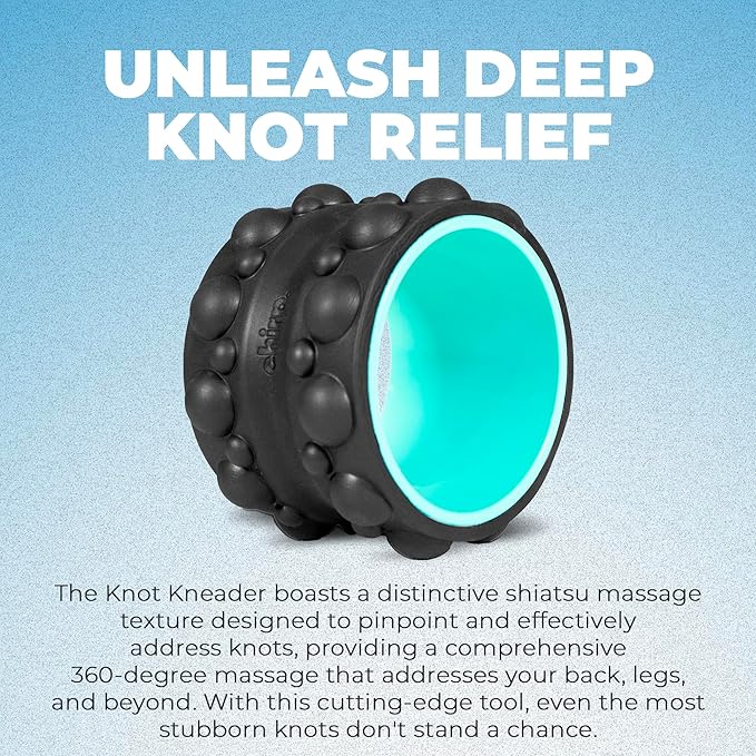 Chirp RPM + XR 6" Wheel Bundle - Rolling Percussive Massager and Foam Roller Wheel, Supports Deep Tissue Massage and Back Pain Relief