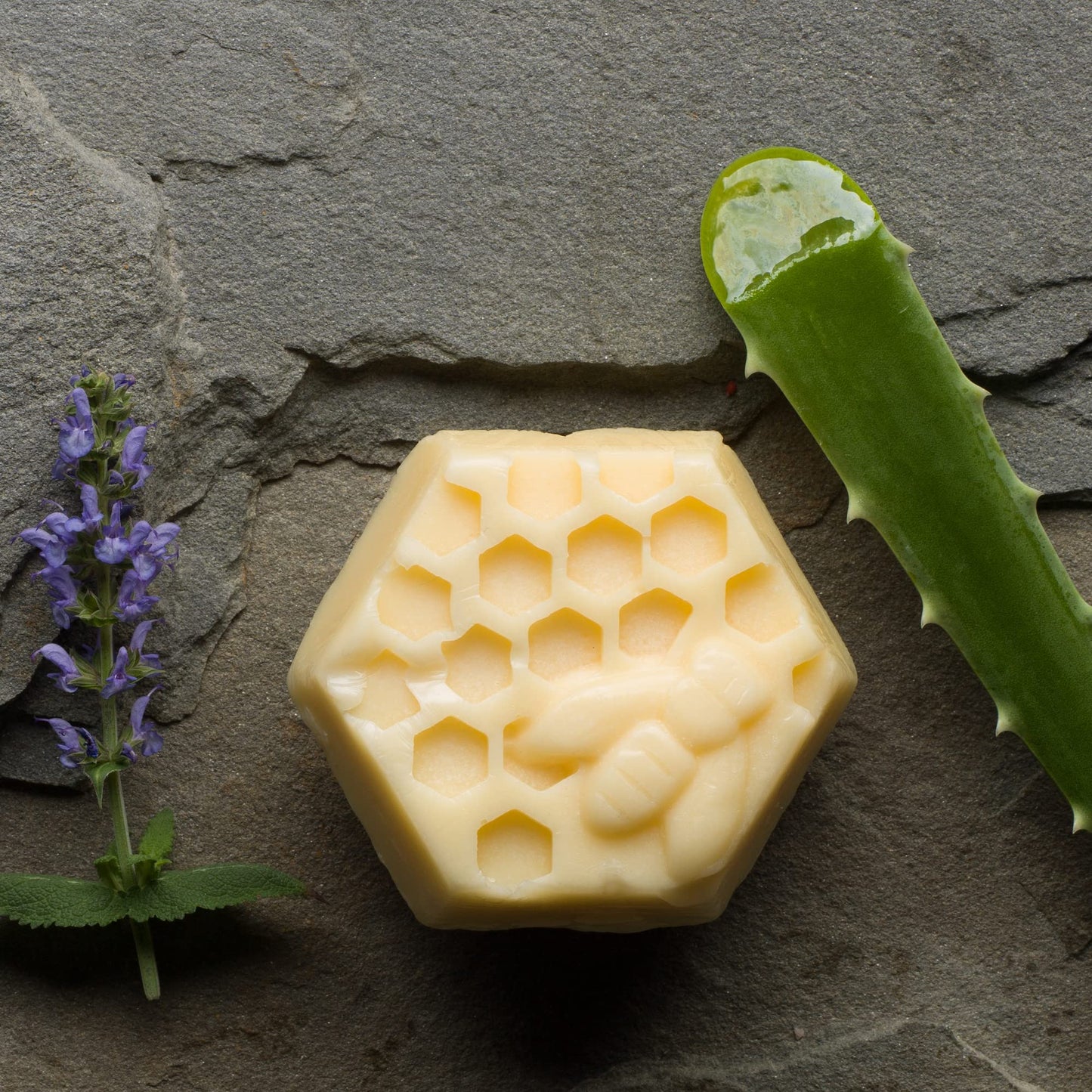 Lavender & Patchouli Conditioner Bar with Quinoa Protein & Mango Butter