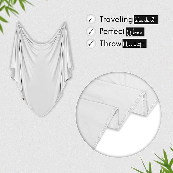 K E L O R Luxury Cooling Travel Blanket - Stretchy, Lightweight Soft & Breathable Shawl Wraps for Women