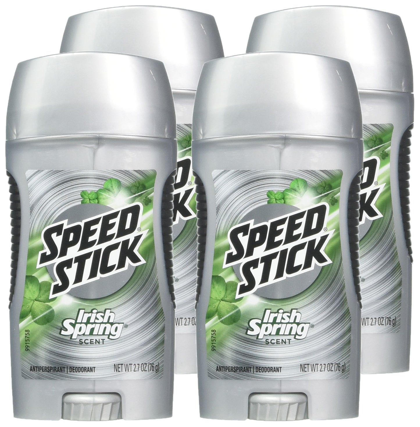 Mennen Speed Stick Antiperspirant and Deodorant Irish Spring Original, 2.7 Ounce (Pack of 4)