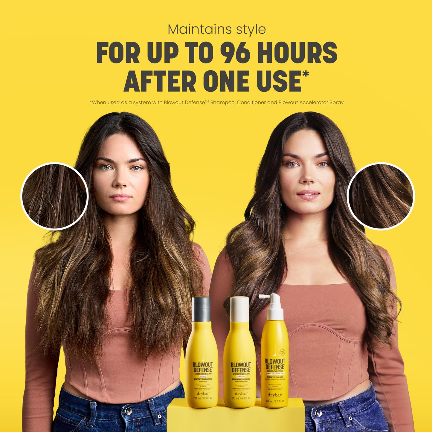 Drybar Blowout Defense Strengthen & Extend Shampoo, Hydrates, Detangles, Reduces Breakage, and Maintains Smooth, No Build-Up, Long-Lasting Blowouts